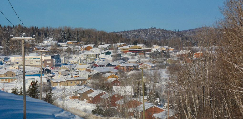 Une partie du village Atikamekw de Manawan située en Matawinie dans la région de Lanaudière