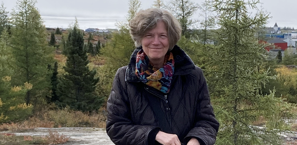 Suzanne Arpin au Nunavik.