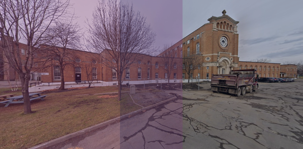 Vue de l'immeuble du Mont Saint-Antoine.