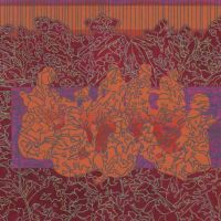 Détail de la peinture de Johanne Bilodeau.