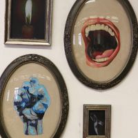 Détail de l'oeuvre de Flavie Matte.